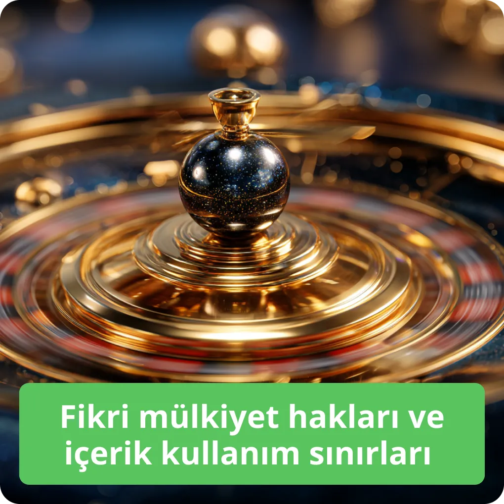 Fikri mülkiyet hakları ve içerik kullanım sınırları